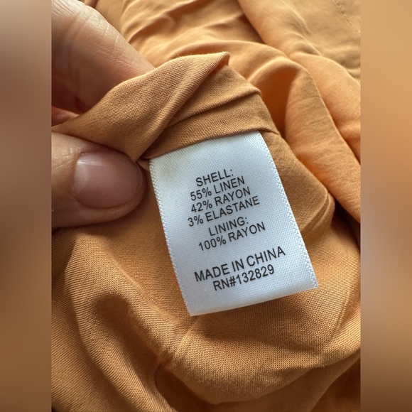 Tularosa Revolve Linen Smocked Ruffle Tank Mini Dress size S - Picture 6 of 13